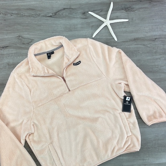 🔆VOLCOM🔆 PHEELIN PHUZZY COZY SOFT JACKET - Picture 7 of 17